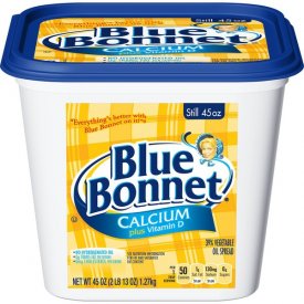 BLUE BONNET Calcium Soft Spread with Vitamin D, Vegetable Oil Spread, 45 oz.