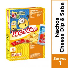 Lunchables Lunch Combinations Nacho Cheese Dip & Salsa, 10.7 oz Box