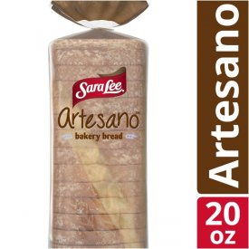 Sara Lee Original Artesano Bakery Bread, Thick Slices & Soft Texture, 20 oz