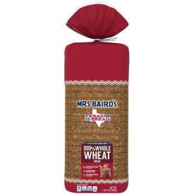 Mrs Baird's 100% Whole Wheat Bread, 20 oz