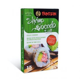 Banzai Shrimp and Avocado Sushi Rolls,15 Pieces, 15 oz