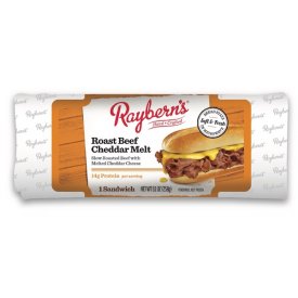 Raybern's Roast Beef Cheddar Melt Sandwich, 9.1 oz