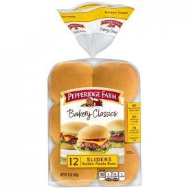 Pepperidge Farm Bakery Classics Golden Potato Slider Buns, 15 oz. Bag, 12-pack
