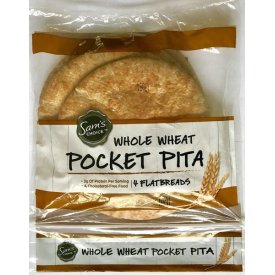 Sam's Choice Whole Wheat Pocket Pita, 4 ct, 9 oz