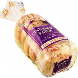 Oroweat Cinnamon Raisin Sliced English Muffins, 6 count, 14.5 oz
