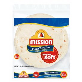 Mission Burrito Flour Tortillas, 8 Count