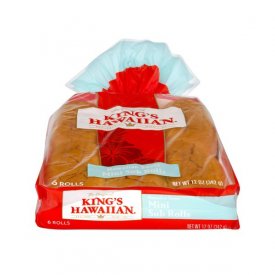 King's Hawaiian Mini Sub Rolls Sweet - 6 CT12.0 OZ