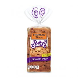 Thomas' Cinnamon Raisin Swirl Bread made with Real Indonesian Cinnamon, 16 Slices, 16 oz