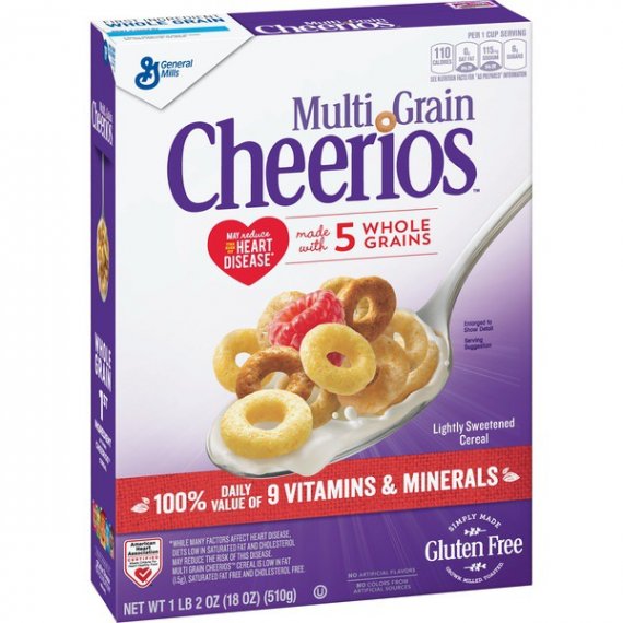 Multi Grain Cheerios Gluten Free Multigrain Cereal 18 oz, 2 image