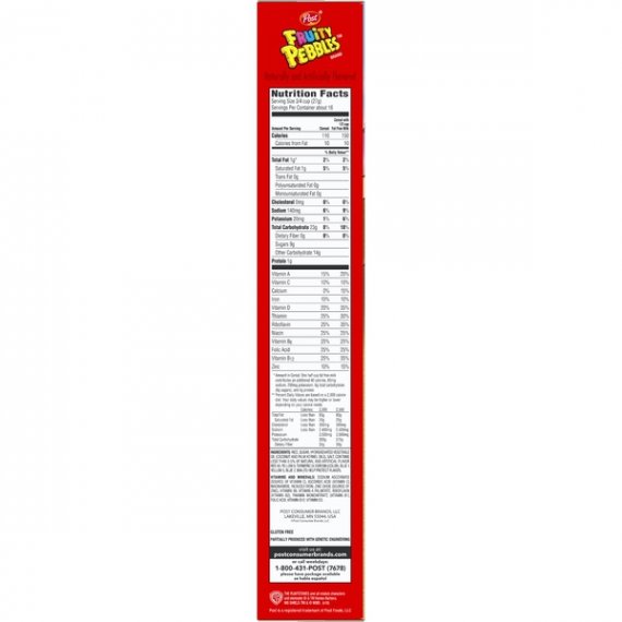 Post Fruity Pebbles Gluten Free Breakfast Cereal, 15 Oz, 4 image