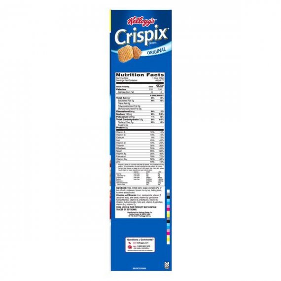 Kellogg's Breakfast Cereal Crispix Original 18 Oz, 5 image