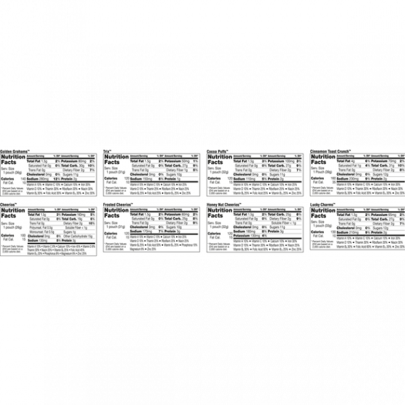 Breakfast Pack Cereal Multi-Pack With 8 Varieties, 9.14 oz, 9 image