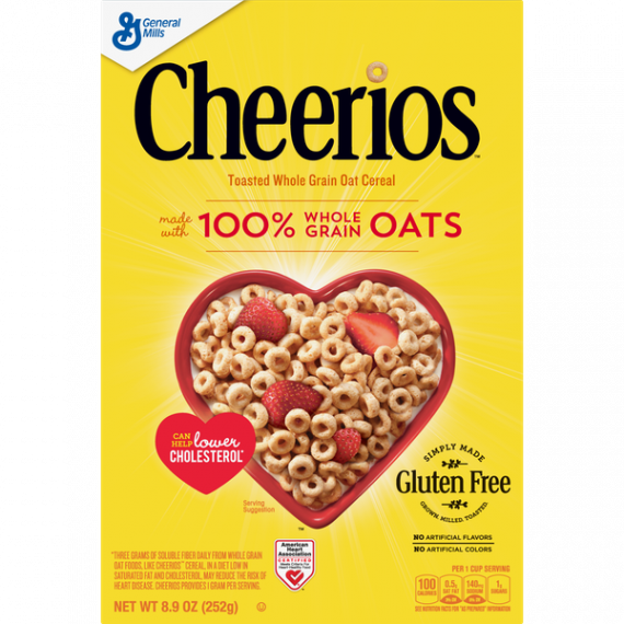 Cheerios Cereal, Gluten Free, Whole Grain Oats, 8.9 oz, 4 image