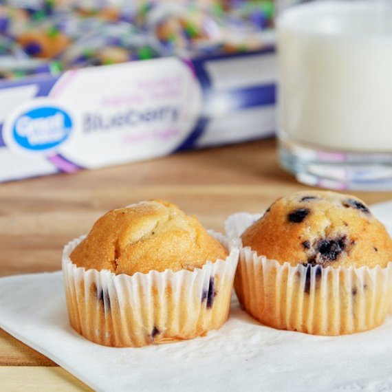 Great Value Blueberry Snack Muffins, 12 oz, 12 Count, 2 image