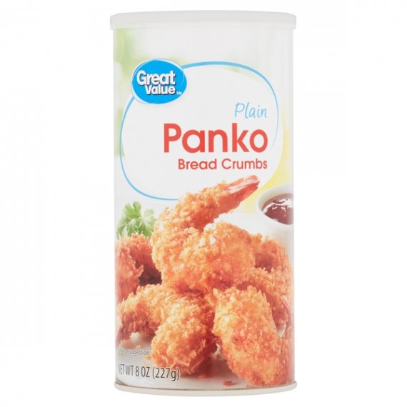 Great Value Plain Panko Bread Crumbs, 8 oz, 8 image