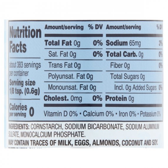 Great Value Double Acting Baking Powder, 8.1 oz, 4 image