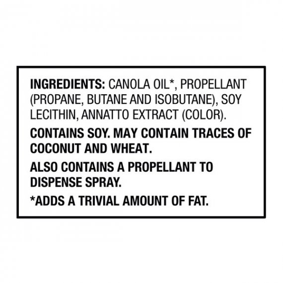 Great Value Canola Oil Non-Stick Cooking Spray, 8 oz, 4 image