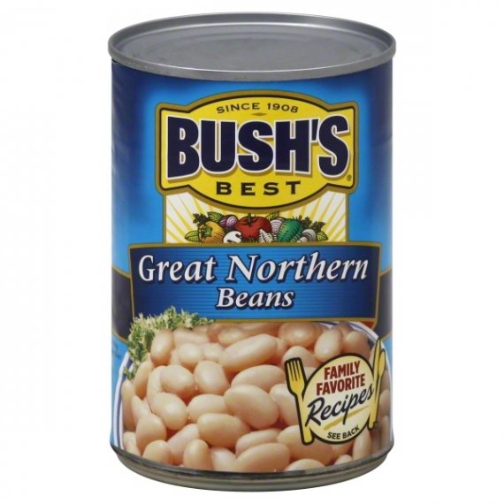 BUSH'S BEST Great Northern Beans, 15.8 OZ