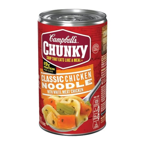 Campbell's Chunky Classic Chicken Noodle Soup, 18.6 oz., 3 image