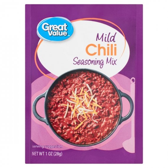 Great Value Mild Chili Seasoning Mix, 1 oz, 8 image