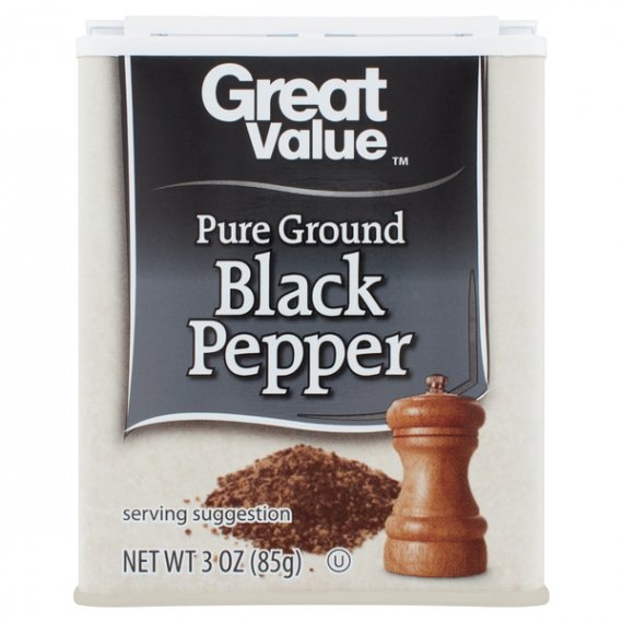 Great Value Pure Ground Black Pepper, 3 oz, 8 image