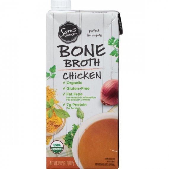 Sam's Choice Organic Chicken Bone Broth, 32 oz, 4 image