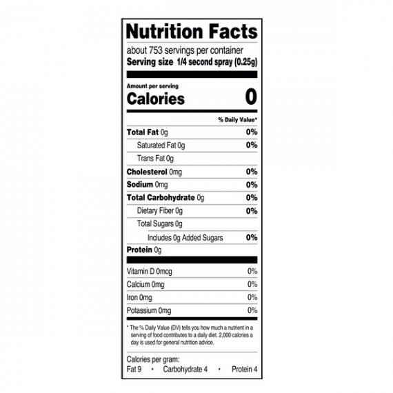 Great Value Butter-Flavored Cooking Spray, 8 oz, 4 image