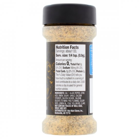 Great Value Lemon & Pepper Seasoning, 4.25 oz, 9 image