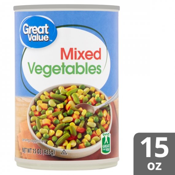 Great Value Mixed Vegetables, 15 oz, 10 image