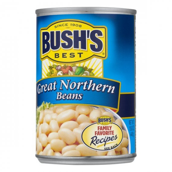 BUSH'S BEST Great Northern Beans, 15.8 OZ, 3 image