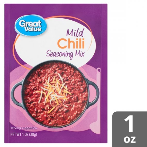 Great Value Mild Chili Seasoning Mix, 1 oz, 10 image