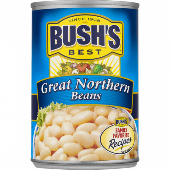 BUSH'S BEST Great Northern Beans, 15.8 OZ, 4 image