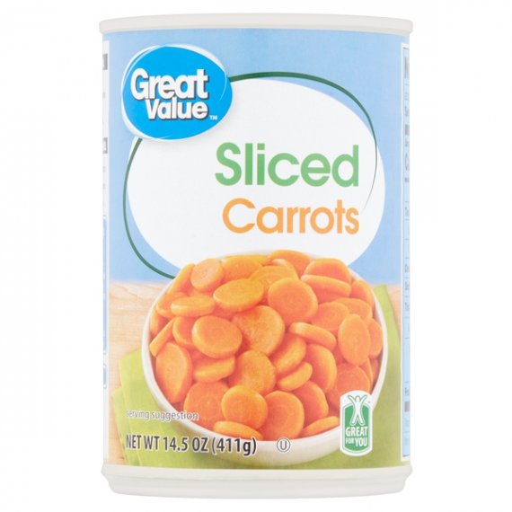 Great Value Sliced Carrots, 14.5 oz, 3 image