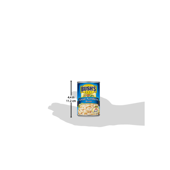 BUSH'S BEST Great Northern Beans, 15.8 OZ, 8 image