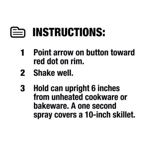 Great Value Butter-Flavored Cooking Spray, 8 oz, 6 image