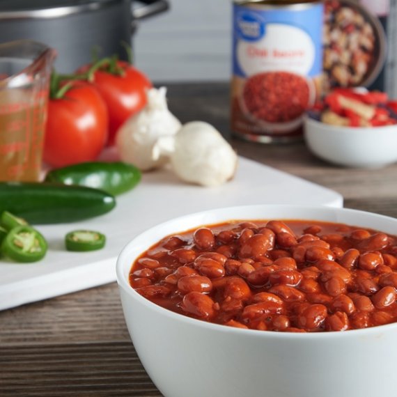 Great Value Chili Beans, 15.5 oz, 2 image