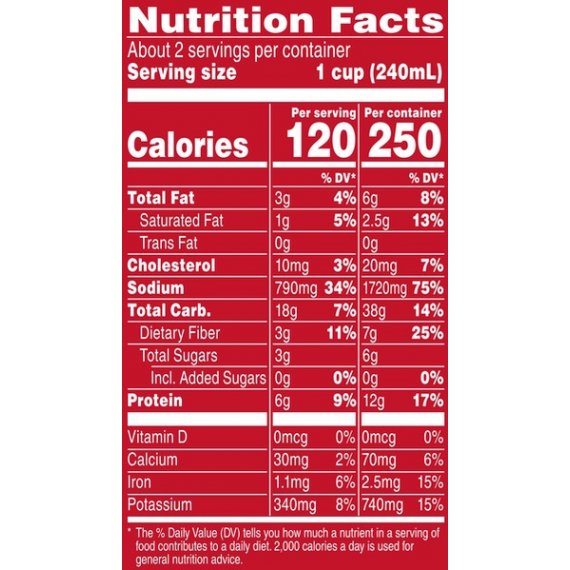 Campbell's Chunky Sirloin Burger with Country Vegetables Soup, 18.8 oz., 6 image