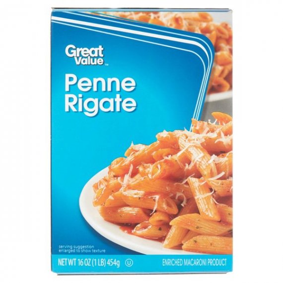 Great Value Penne Rigate, 16 oz, 4 image