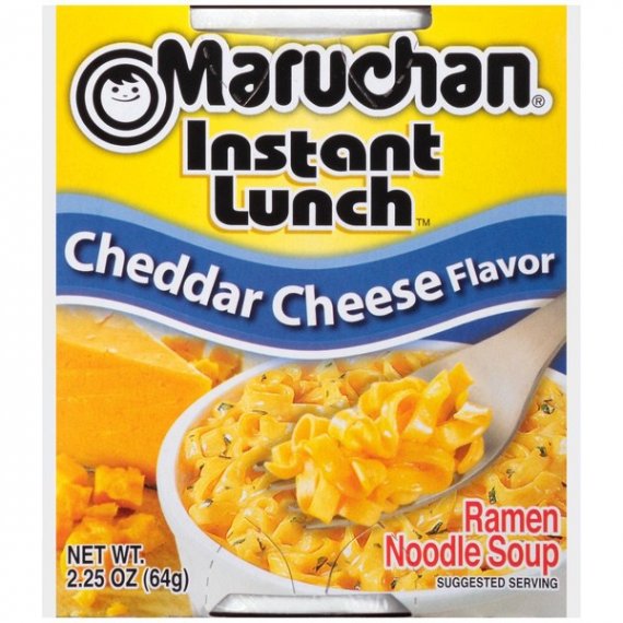 Maruchan Instant Lunch Cheddar Cheese Flavor Instant Lunch, 2.25 oz, 6 image