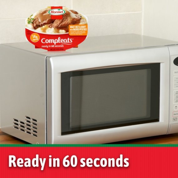 Hormel Compleats Roast Beef and Mashed Potatoes with Gravy, 10 Ounce, 5 image