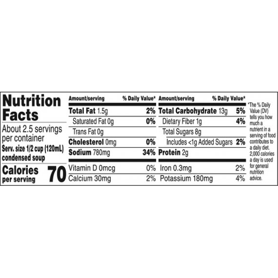 Campbell's Condensed French Onion Soup, 10.5 oz. Can, 6 image