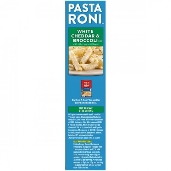 Pasta Roni® White Cheddar & Broccoli Flavor Pasta Mix 5.5 oz. Box, 3 image