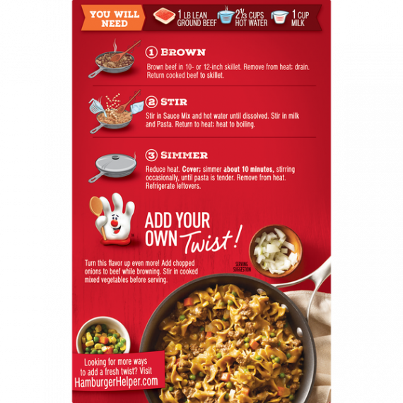 Betty Crocker Hamburger Helper Beef Pasta Hamburger Helper 5.9 Oz Box, 4 image