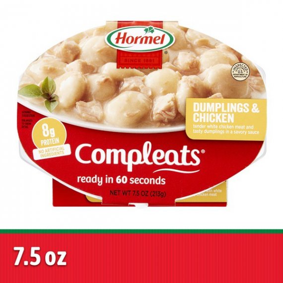 Hormel Compleats Dumplings & Chicken, 7.5 Ounce, 10 image