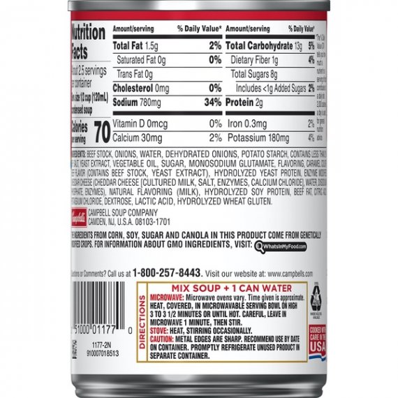 Campbell's Condensed French Onion Soup, 10.5 oz. Can, 5 image