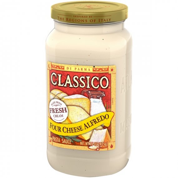 Classico Four Cheese Alfredo Pasta Sauce, 15 Ounce Jar, 4 image