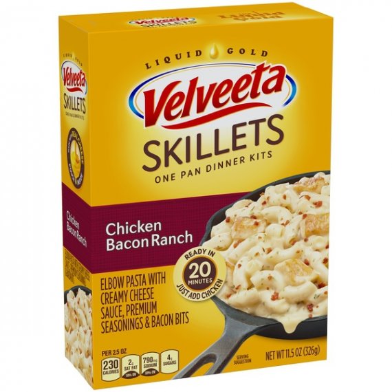 Velveeta Skillets Chicken Bacon Ranch Dinner Kit, 11.5 oz Box, 3 image