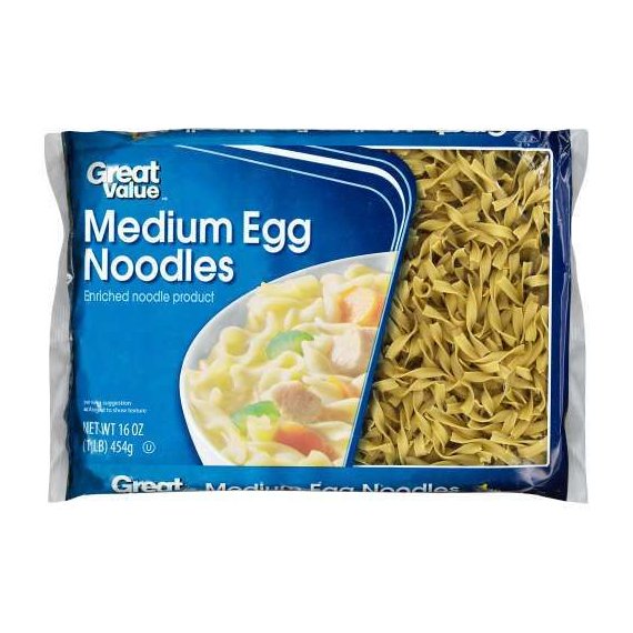 Great Value Medium Egg Noodles, 16 oz