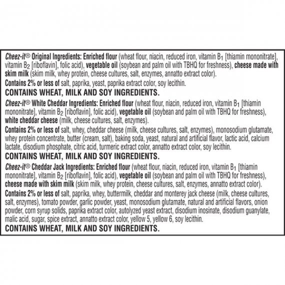 Kellogg's Cheez-It Baked White Cheddar, Original, & Cheddar Jack, 12.1 Oz., 12 Count, 6 image