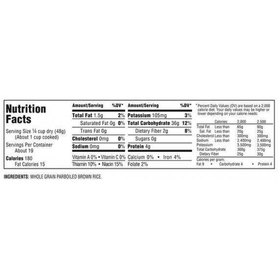 UNCLE BEN'S Whole Grain Brown Rice, 2lb, 8 image